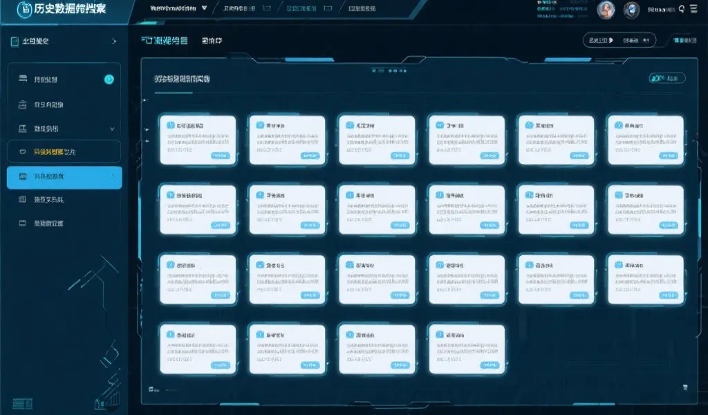 历史数据归档与展示界面